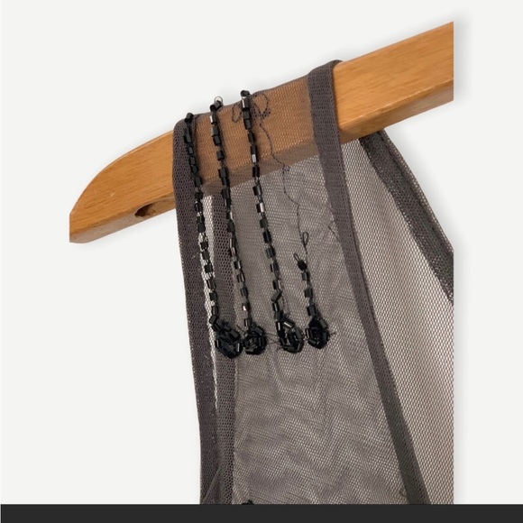 SOLD Free People Starry Nights Beaded Slip Dress S - Picture 4 of 5